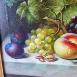 Original oil on canvas signed by Antonio De Giovan, classical still life.