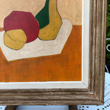 Abstract painting on panel