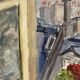 Huile sur toile vintage
