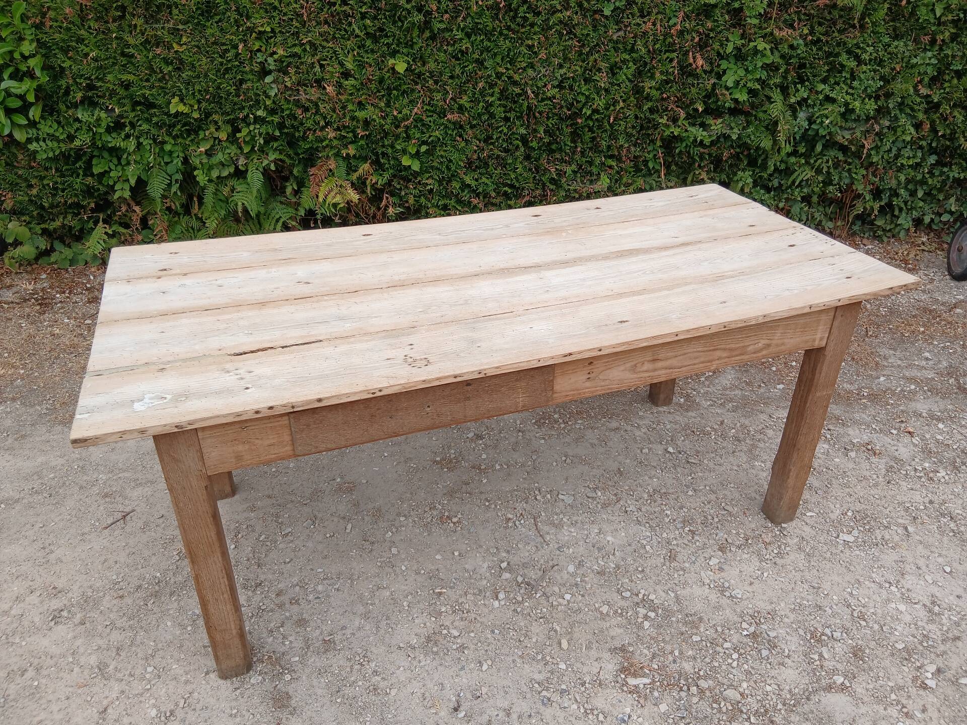 19th-century farmhouse table