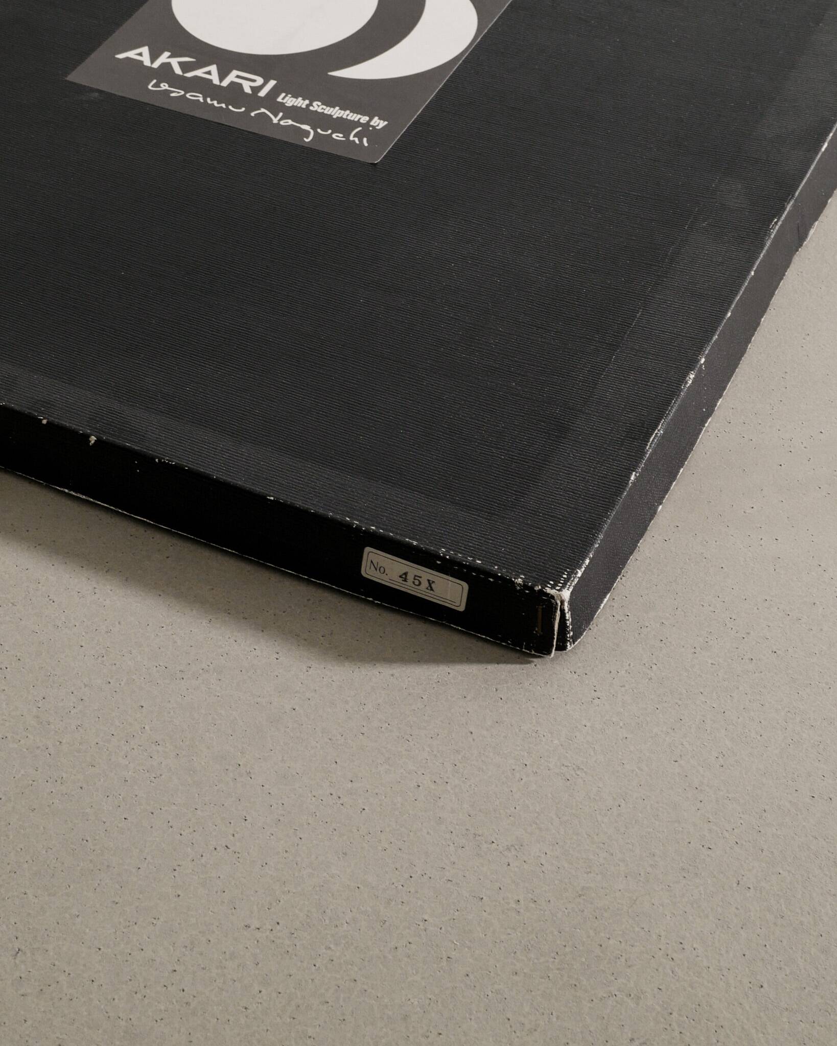 Vintage Mid Century "45X" Ceiling Paper Pendant Lamp Isamu Noguchi, 1970s