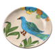 Handcrafted ceramic plate – bird design – signed