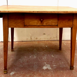 Rustic desk table in solid walnut XIX century