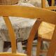 Paire de chaise bistrot paillées anciennes