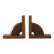 Mid-Century Wooden Bookends, 1950s, Set of 2