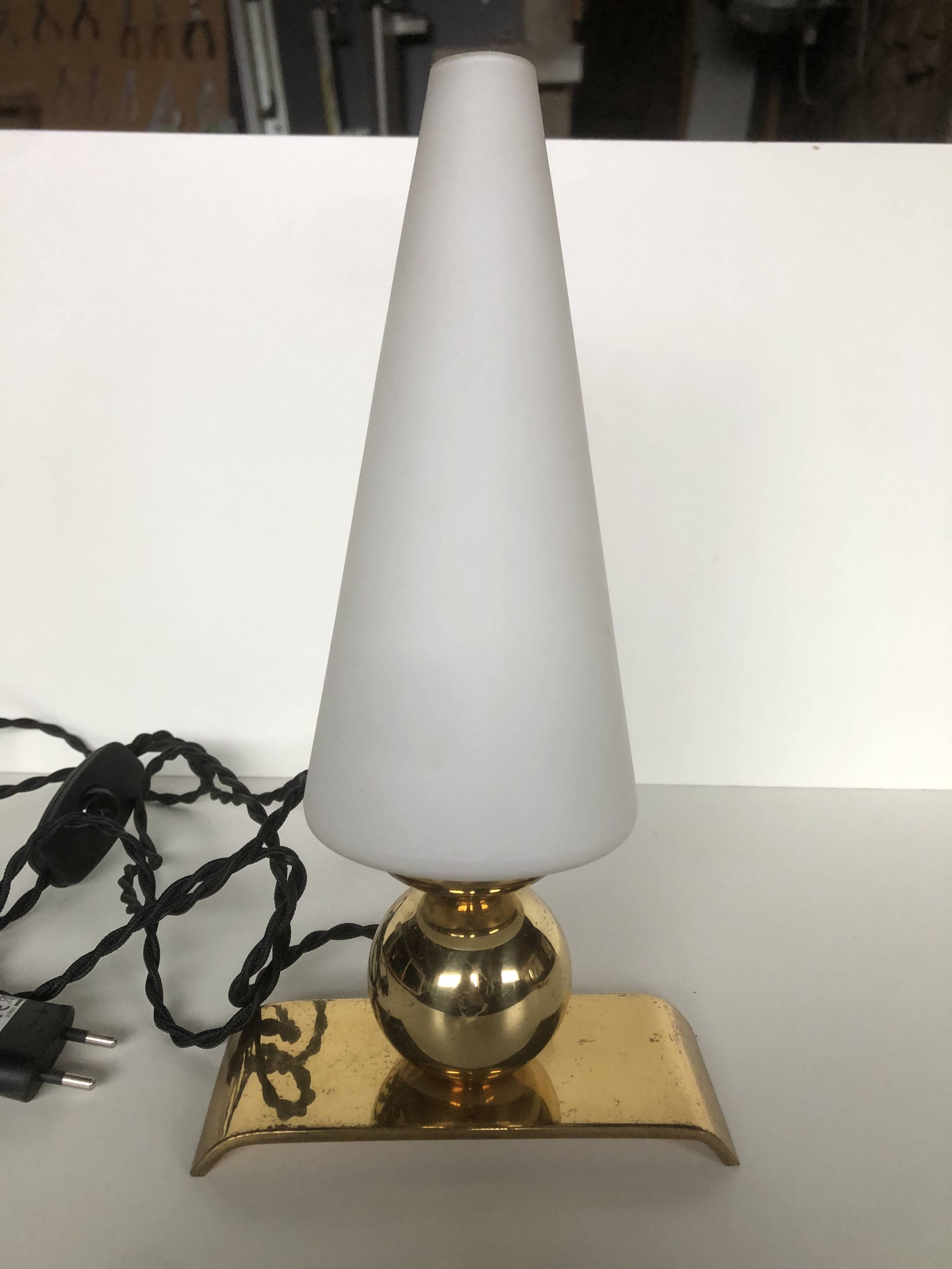 Vintage gold lamp