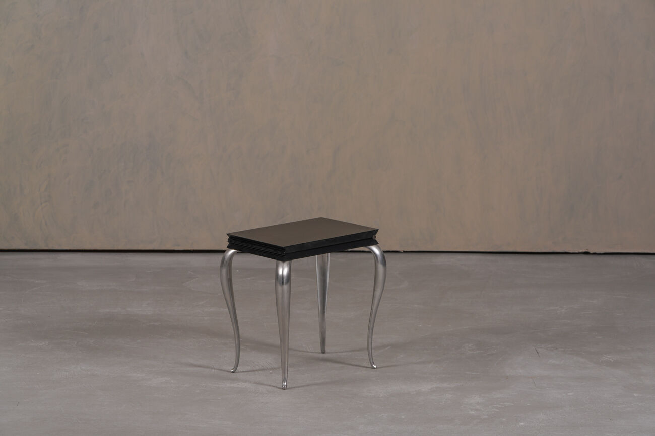 Chaise / table d'appoint Lola Mundo par Philippe Starck pour Driade, Italie, années 1980.