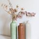 Vintage brown stoneware bottle