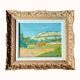 Painting besson (françois, 1904-1987) – hst (oil on canvas) – “les baux, 1969”