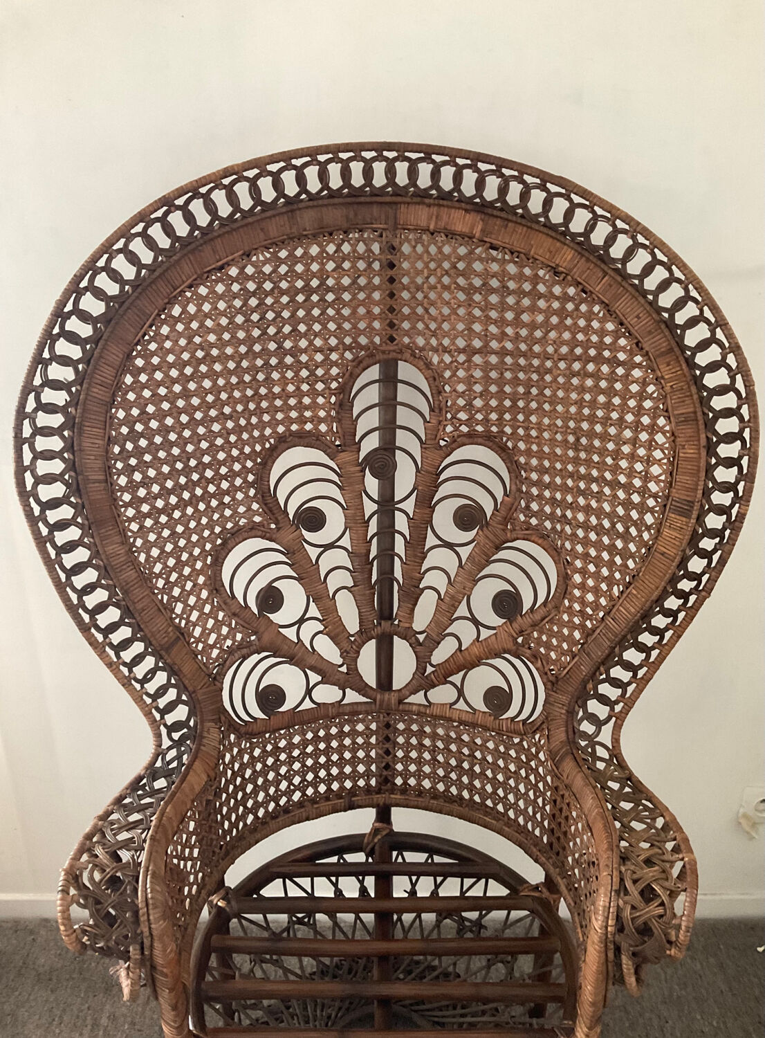 Fauteuil Paon Emmanuelle des années 60