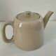 Duo teapot and milk jug in greige ceramic – Vintage bistro style