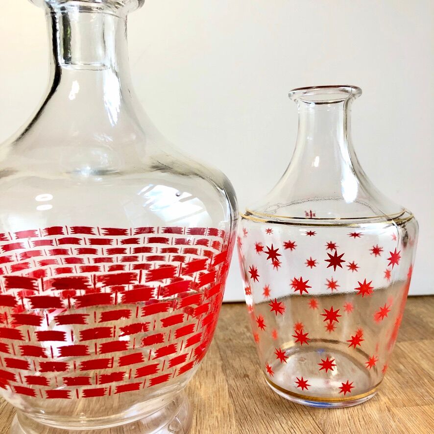 Duo of 60's decanters
