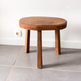 Wooden tripod stool