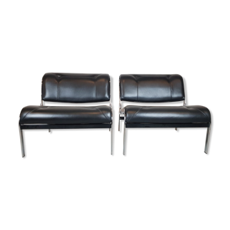 Pair of Whist armchairs by Olivier Mourgue