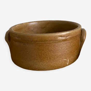 Antique stoneware salad bowl