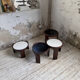 Nido 780 G stackable coffee tables. Frattini for Cassina