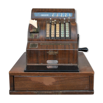 Caisse enregistreuse ancienne de pharmacie des années 1930