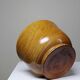Grand bol vintage bois tourné sur socle