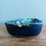 Vallauris stamped pocket emptier in flamed stoneware