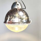 Industrial 'Ball' Lamps with Glass, 1930s