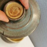Lovely small ceramic sugar/jam jar, designed by Danish Jette Hellerøe 1970s.