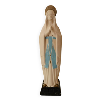 Plaster statue of the Virgin Mary