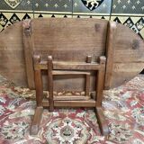 Oak winegrower's target coffee table