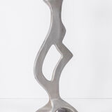 Free-form aluminum candle holder, 1970