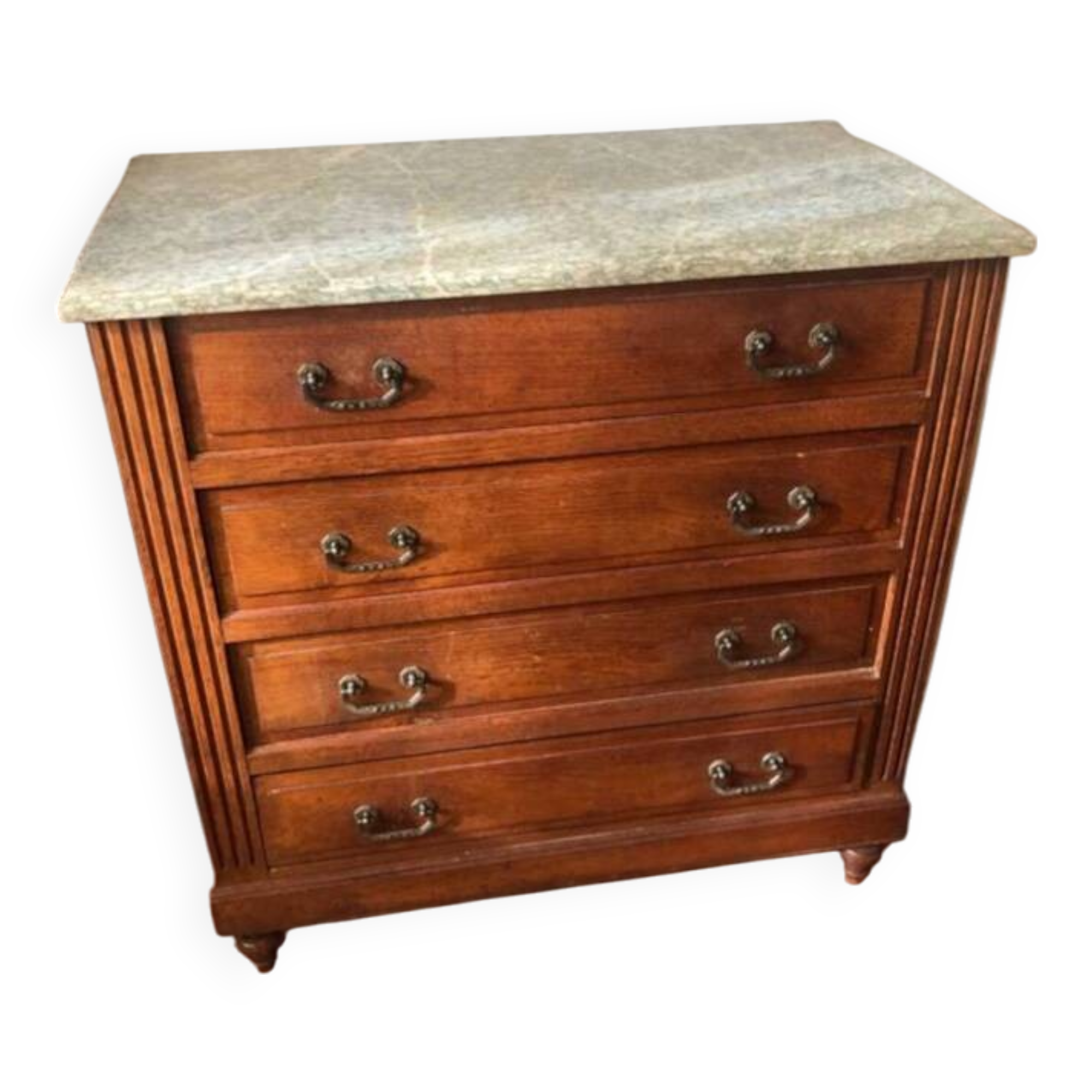 Chest of drawers with marble