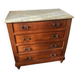 Chest of drawers with marble