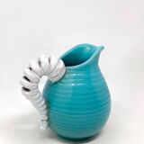 Mid-Century Modern Ceramic Pitcher signed Alexander, Belgium, 1950s