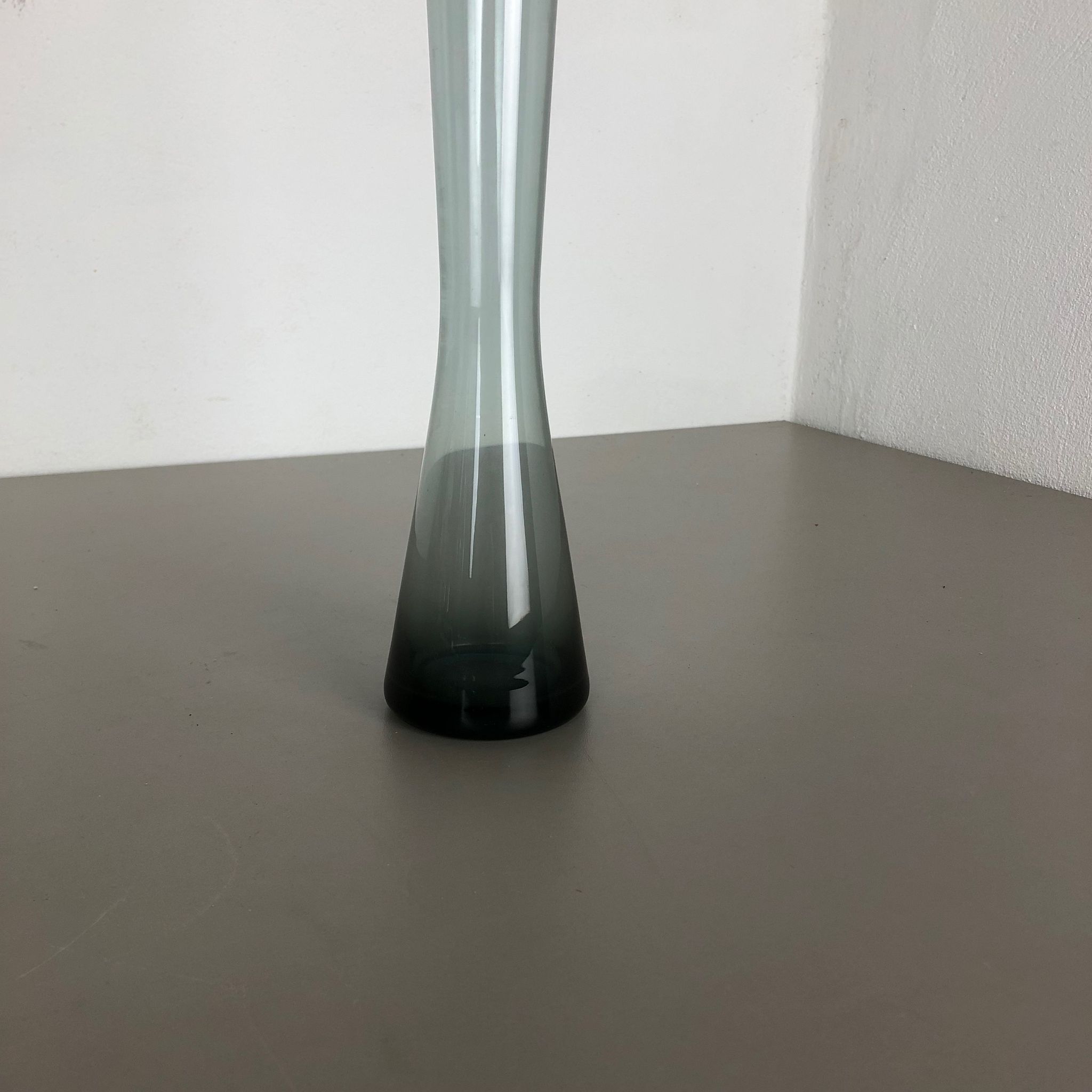 Large Vintage 1960s Turmalin Vase by Wilhelm Wagenfeld for WMF, Germany Bauhaus