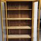 Vintage antique bookcase/curiosity cabinet/display case/shelves