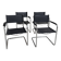 4 B34 armchairs by Marcel Breuer from the 1980s