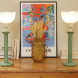 Pair of “tulip” lamps