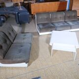 Italian Modular Space Age Design Sofa Set Chairs, Couch & Tables 1970s