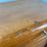 Armoire d'archives art déco vintage / armoire à rideau