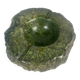 Impressive green alabaster ashtray, Italy, 1970.