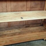 Sideboard with 2 glass panels