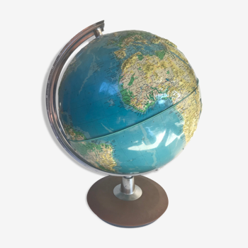 Globe terrestre lumineux Grange batelière 1975