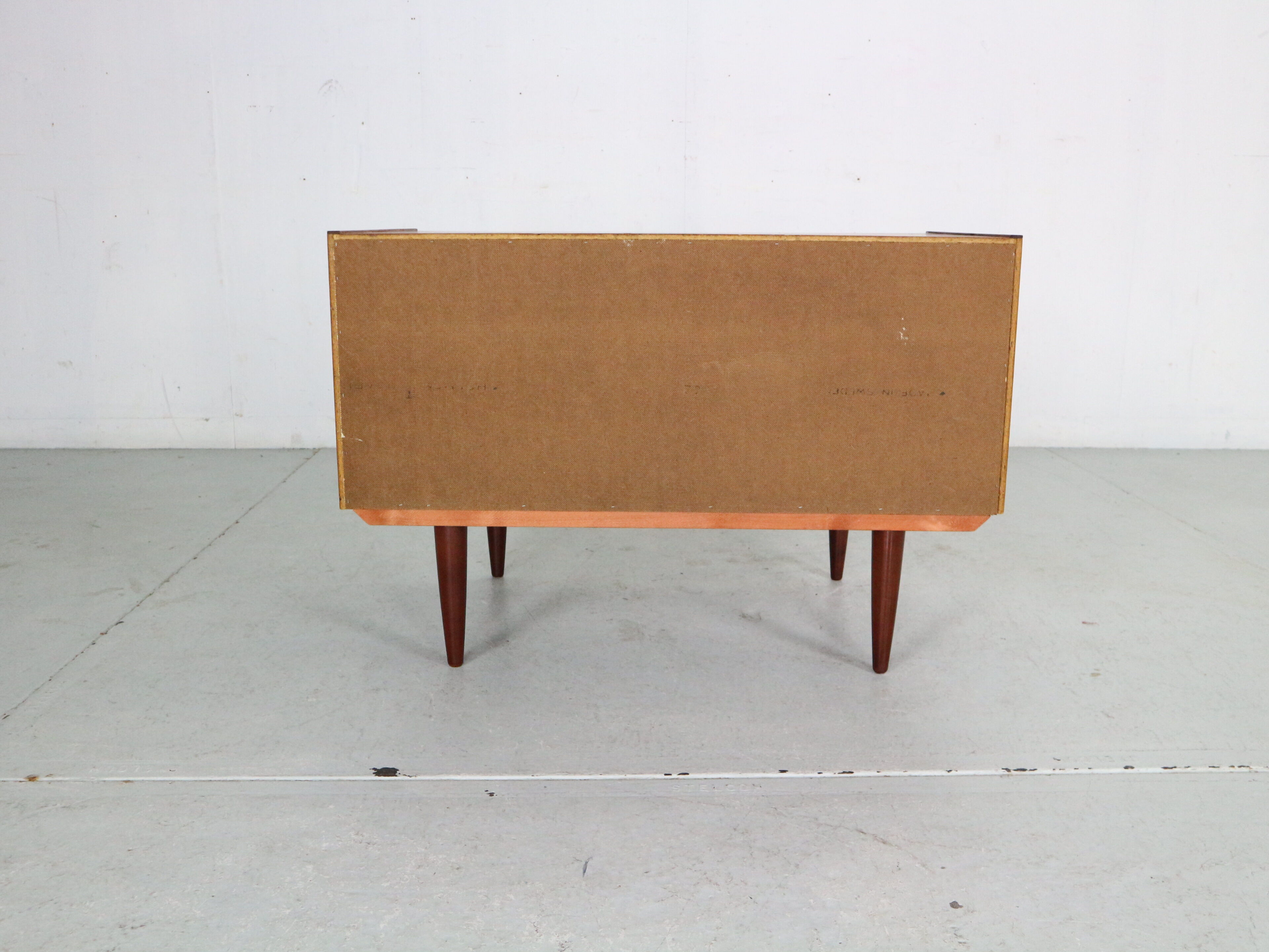 Mid century modern mini teak sideboard, 1960 Denmark