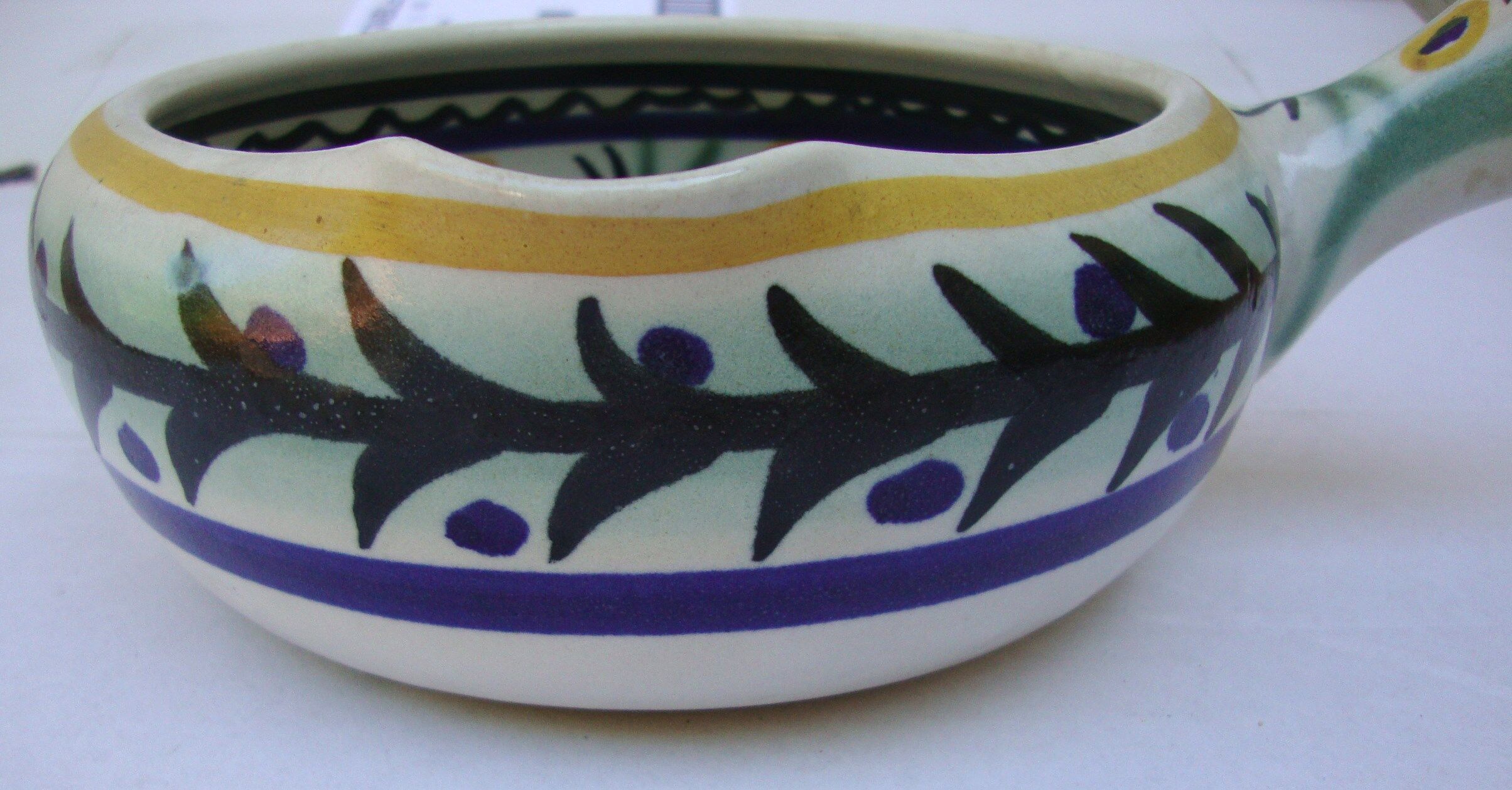 Pan keraluc quimper ceramic 1970