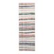 Vintage Turkish Hand-Knotted Wool Cotton White Kilim Runner Rug 78x228