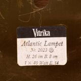 Atlantic double wall lamp by Vitrika, 1970s Danish design