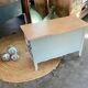 Wooden chest for toys or storage with a green and wood makeover