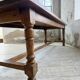 Table repas style drapière noyer 2m5/3m5 1900