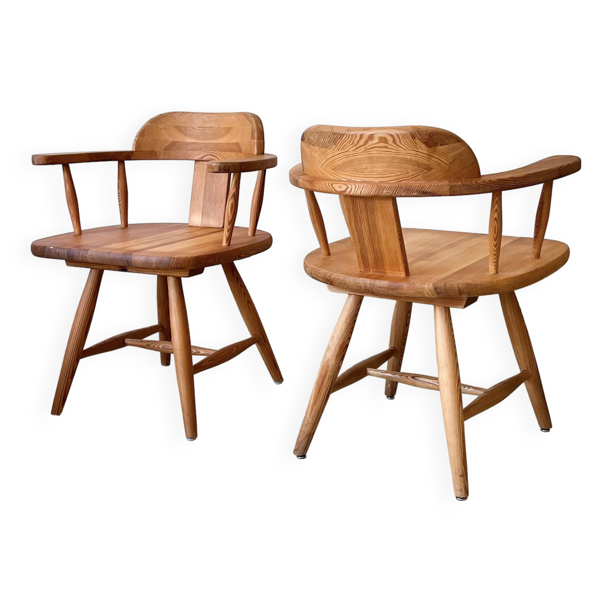 Scandinavian pine chair, By Asko, Finland, 1970s