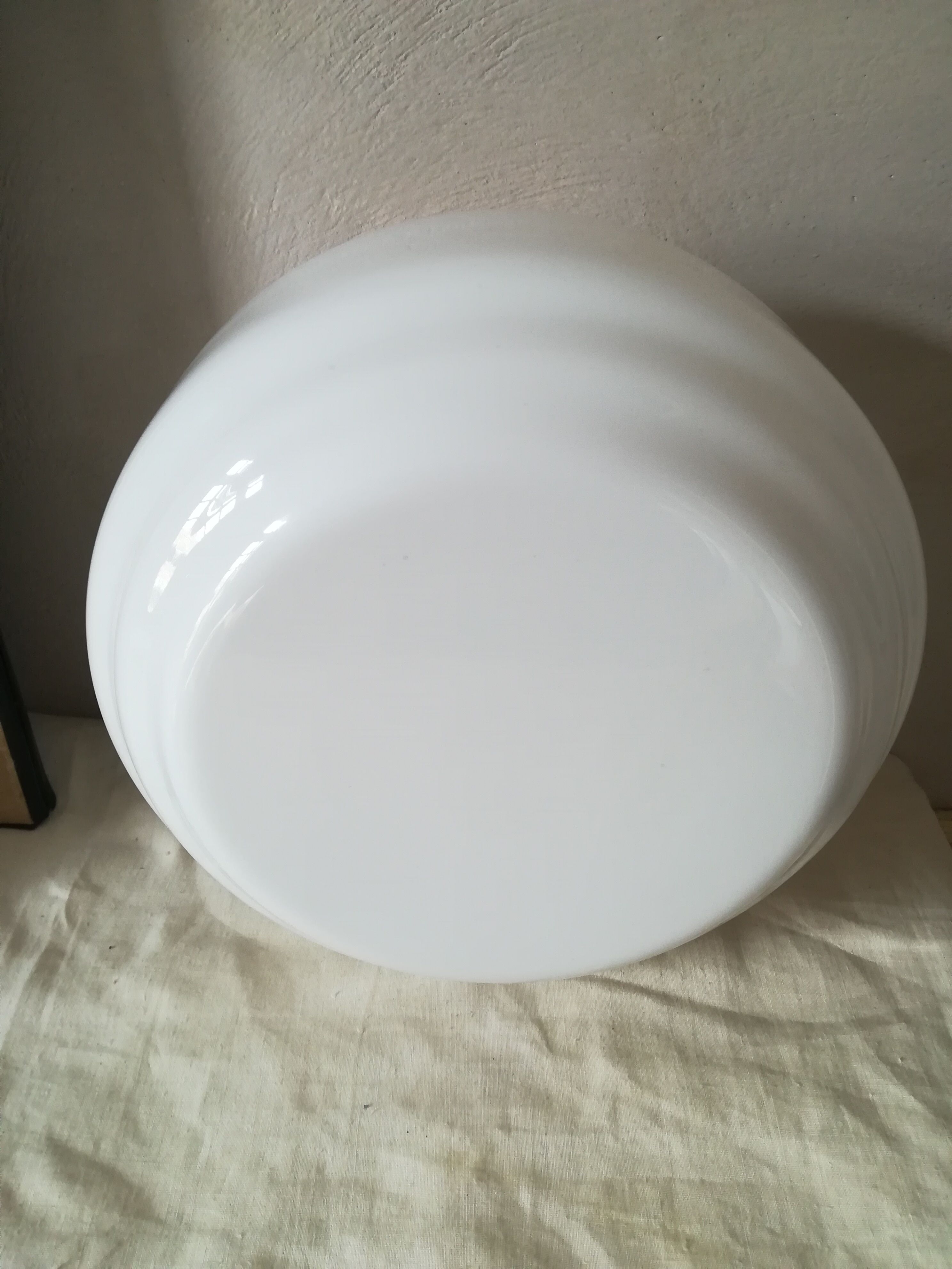 Opaline art deco ceiling light