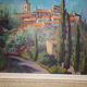 Tableau huile sur toile vue de Provence