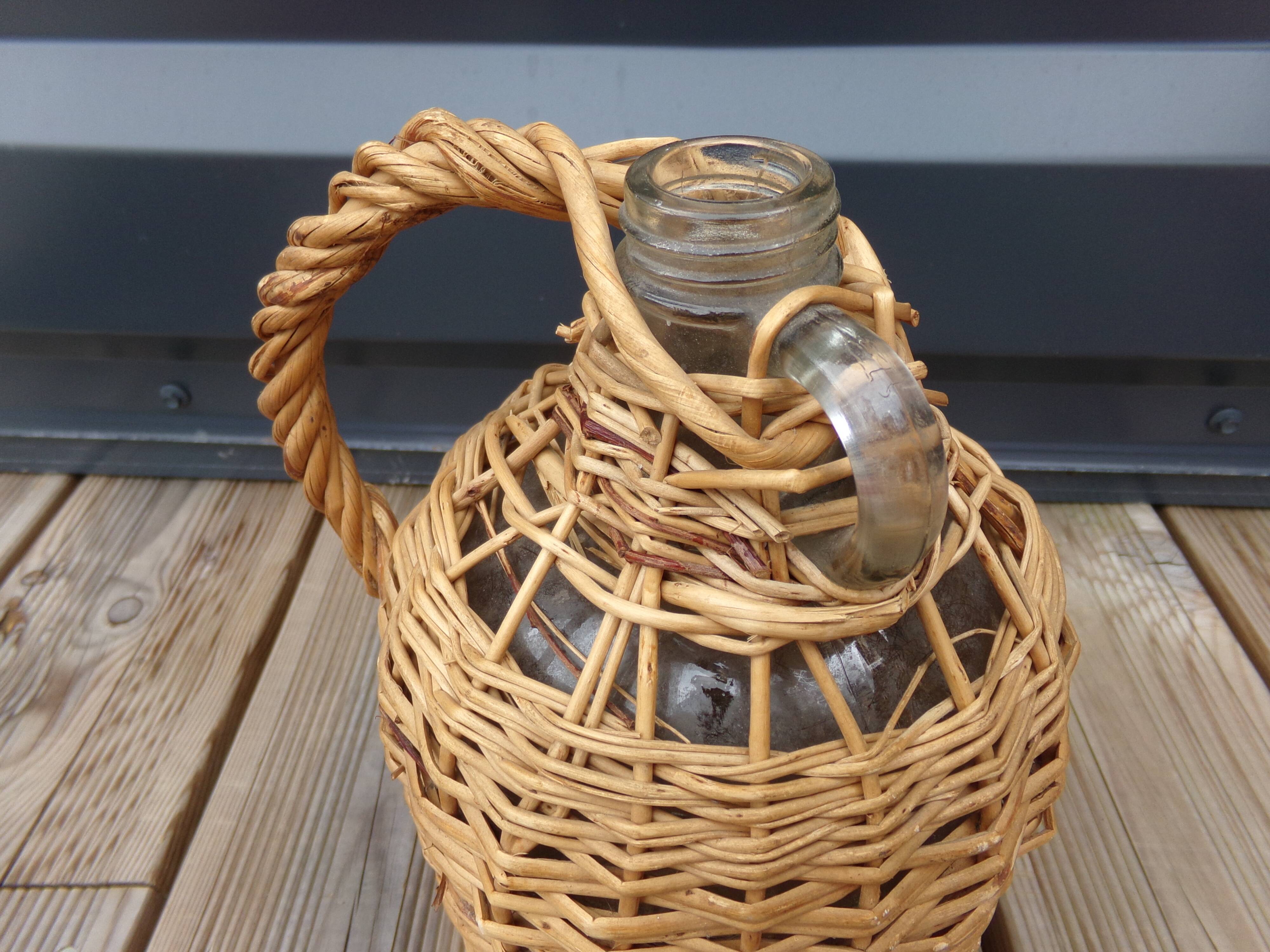 Bouteille paillée 2 litres